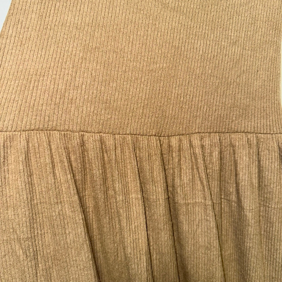 Women's Universal Thread Ribbed Tank Dress Brown Size XS Maxi Tan NEW NWT scoop - Picture 12 of 12